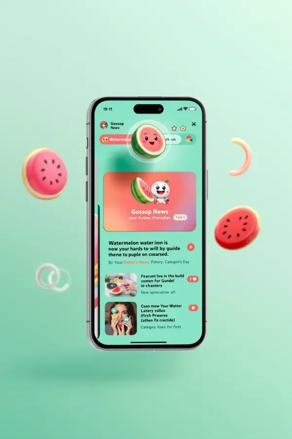 吃瓜网每日大赛 APP 界面预览